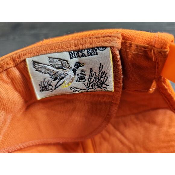 VTG Duck Bay Blaze Orange Insulated Deer Buck Embroidered Hunting Hat Cap - Picture 9 of 10